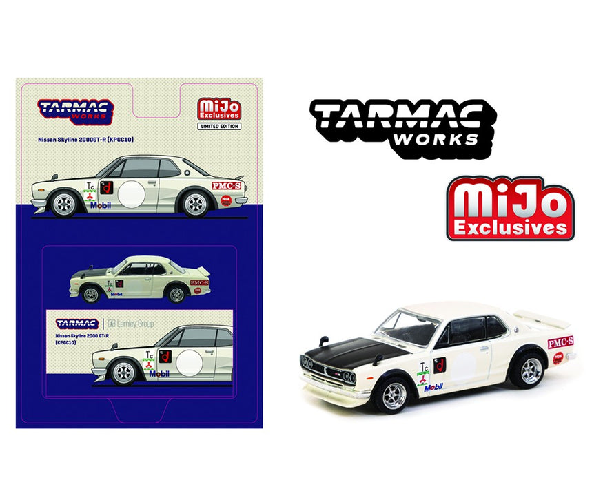 Nissan Skyline 2000 GT-R (KPGC10) Lamley Special Edition - White - Tarmac Works - 1/64 - T64G-043-WH2 Passion Diecast