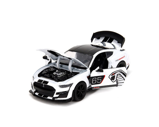 2020 Ford Mustang Shelby GT500 No,65 Ford Performance - White - Bigtime Muscle - Jada - 1/24 - 35216 - Passion Diecast 