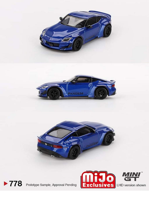 Nissan Z Pandem Seiran Blue - Mini GT - 1:64 - MGT00778 Passion Diecast