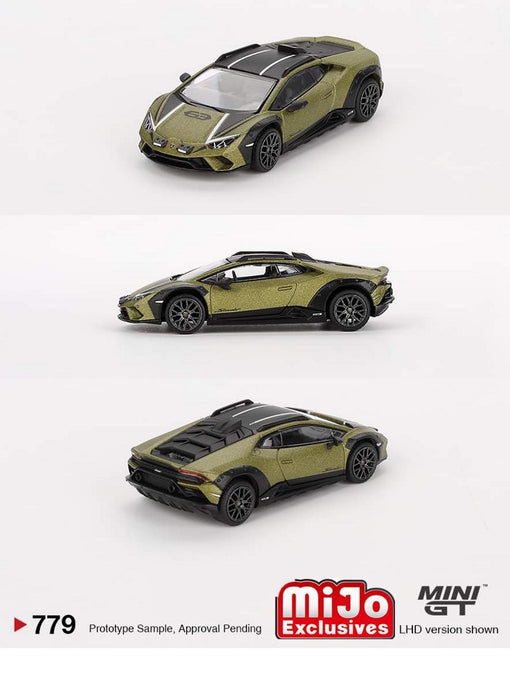 Lamborghini Huracán Sterrato Verde Gea Matt - Mini GT - 1:64 - MGT00779 Passion Diecast