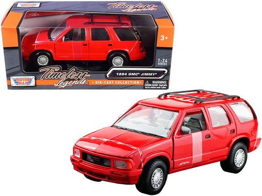 1994 GMC Jimmy - Red - Timeless Legends - Motormax 1-24 - 73206 RD - Passion Diecast 