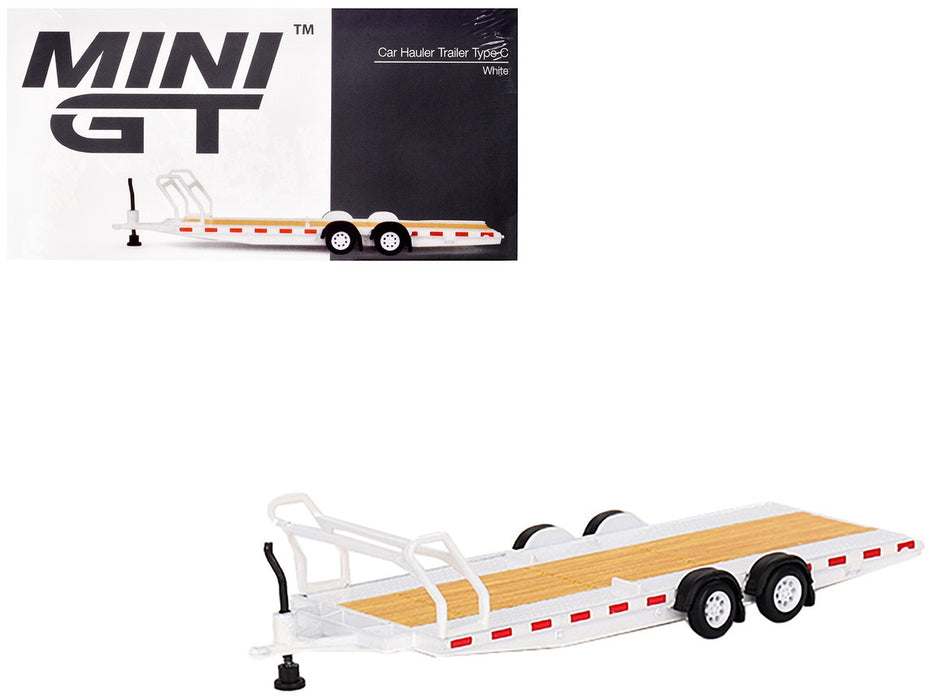 Car Hauler Trailer White - Mini GT - 1:64 - MGTAC21 Passion Diecast
