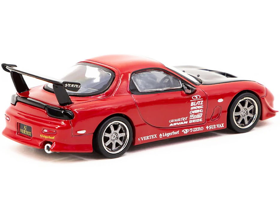 VERTEX Mazda RX-7 FD3S - Red - Tarmac Works - 1/64 - T64G-022-RE Passion Diecast