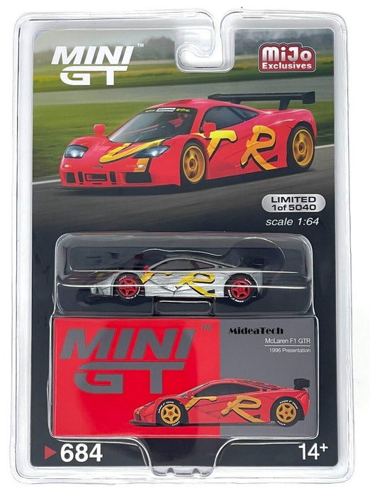 CHASE CAR McLaren F1 GTR 1996 Presentation - Mini GT - 1:64 - MGT00684GR Passion Diecast