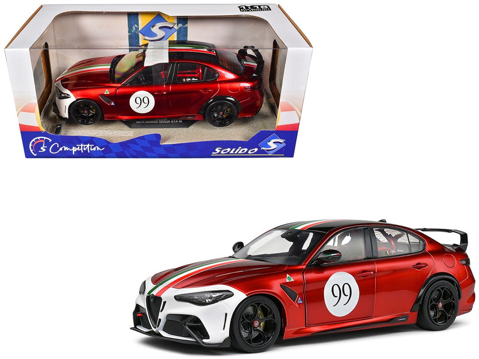 ALFA ROMEO GIULIA GTA-M TRICOLORE MUGELLO 1969 LIVERY - 2022 - Solido - 1/18 - S1806904 - Passion Diecast 