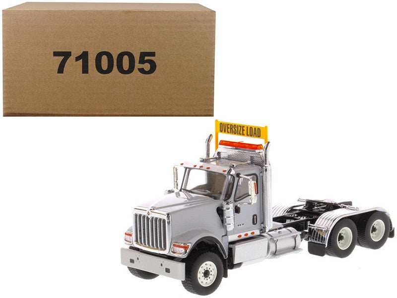 International HX520 Day Cab Tandem Tractor in Grey- Cab Only - Diecast Master  1/50 -  71005 - Passion Diecast
