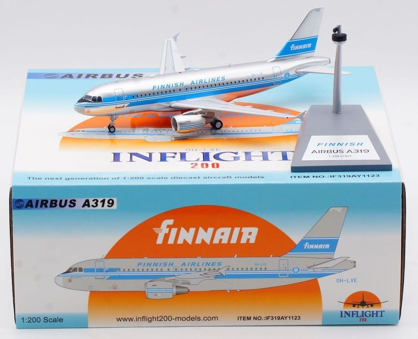 Finnair  Airbus  A319 /  OH-LVE   / "Retro Scheme" Inflight 200 - 1:200 - IF319AY1123