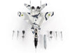Mikoyan MiG-29UB Fulcrum-B / Ukrainian Air Force, White 91, Vasylkiv AB, Ukraine, 2021 / JC Wings 1:72 JCW-72-MG29-015