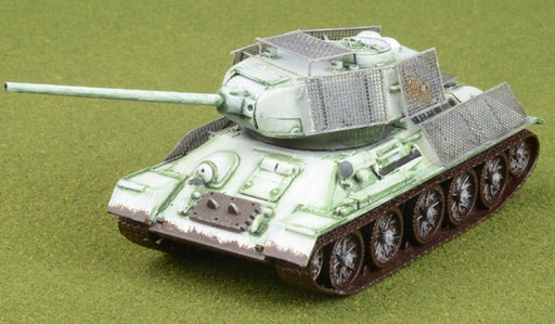 (Online only) KMDB T-34-85 / Soviet Army, USSR, w/Bedspring Armor / Dragon Models 1:72 63222