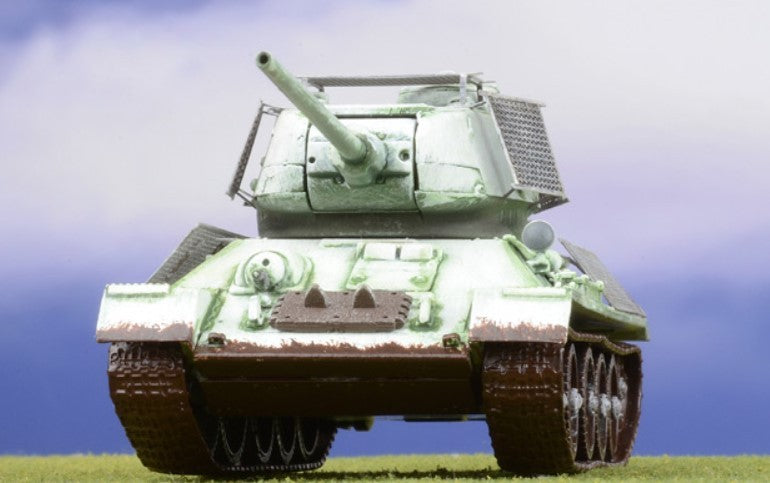 (Online only) KMDB T-34-85 / Soviet Army, USSR, w/Bedspring Armor / Dragon Models 1:72 63222