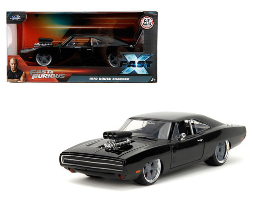 Doms 1970 Dodge Charger - Black - Fast & Furious: Fast X - Jada - 1/24 - 34918 - Passion Diecast 