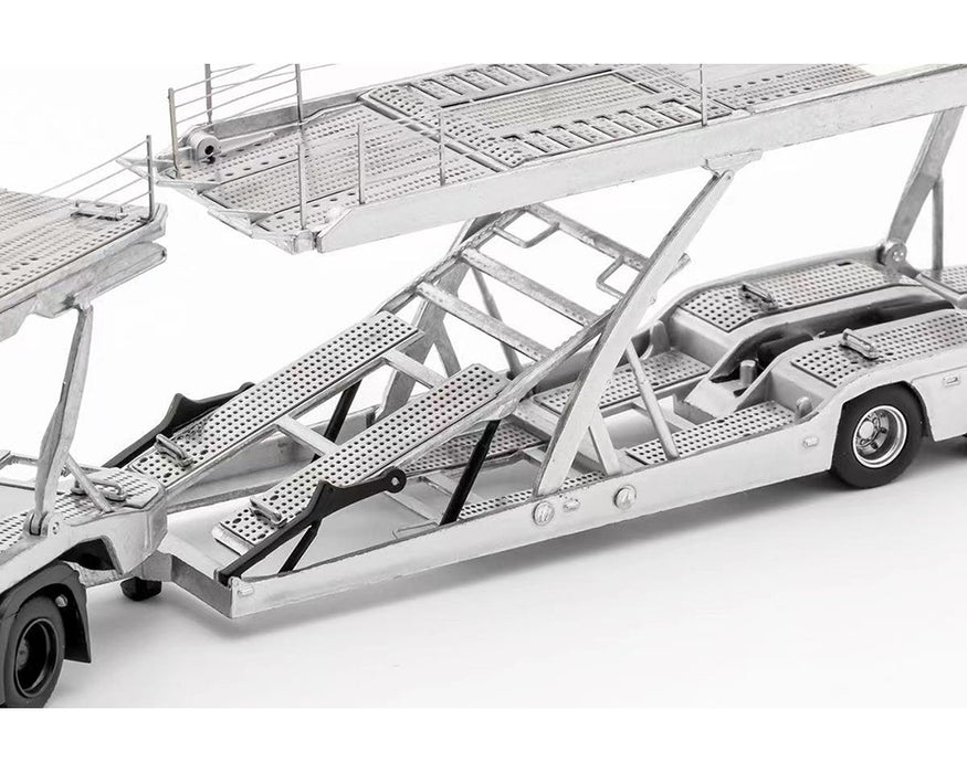 Mercedes-Benz AMG Actros Auto Transporter - White - GCD - 1:64 - KS-069-400 Passion Diecast