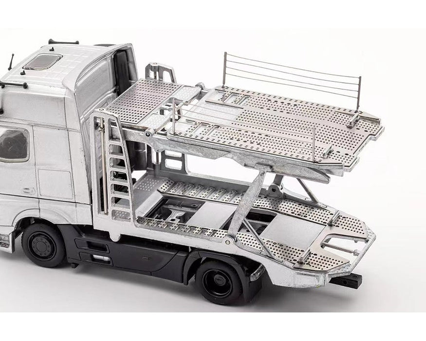 Mercedes-Benz AMG Actros Auto Transporter - Yellow - GCD - 1:64 - KS-069-402 Passion Diecast