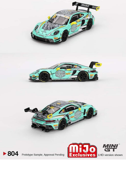 Porsche 911 GT3 R No.28 HubAuto Racing  2023 FIA GT World Cup 70th Macau Grand Prix - Mini GT - 1:64 - MGT00804 Passion Diecast