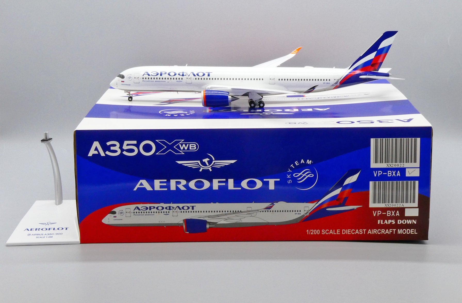 Aeroflot Airbus A350-900XWB / VP-BXA/ JC Wings 1:200 - XX20022 ...