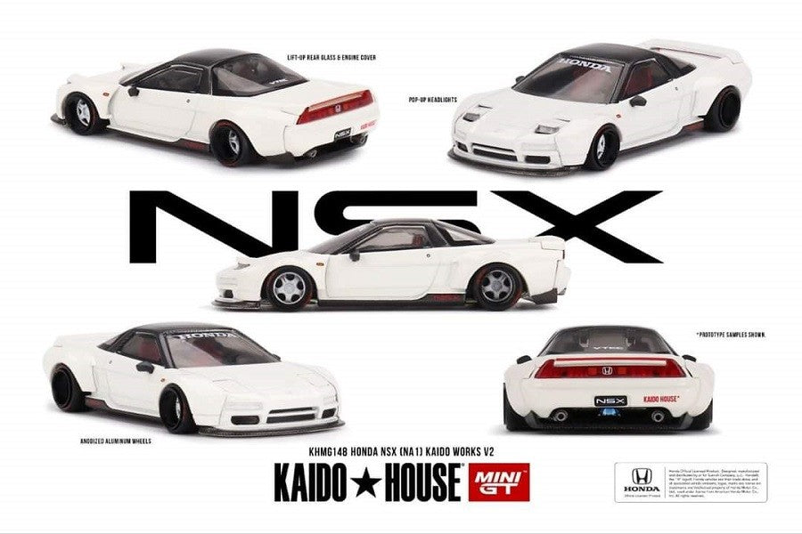 Kaido★House - Honda NSX (NA1) Kaido WORKS V2 - Mini GT - Mijo Exclusives - 1/64 - KHMG148 Passion Diecast