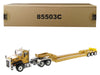 Caterpillar CT660 Day Cab with XL 120 HDG Lowboy Trailer - Diecast Master 1/50 - 85503C