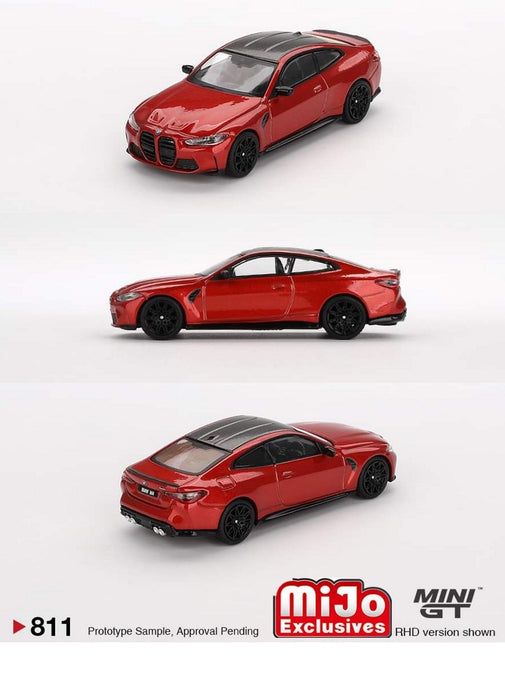 BMW M4 Competition (G82) Sahkir Orange - Mini GT - 1:64 - MGT00811 Passion Diecast