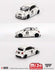 LB-WORKS x Abas Works ABARTH 595 Gara White - Mini GT - 1:64 - MGT00809 Passion Diecast
