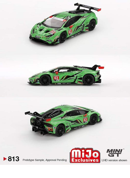 Lamborghini Huracán GT3 EVO2 No.63 Iron Lynx IMSA 2023 Daytona 24 Hrs - Mini GT - 1:64 - MGT00813 Passion Diecast