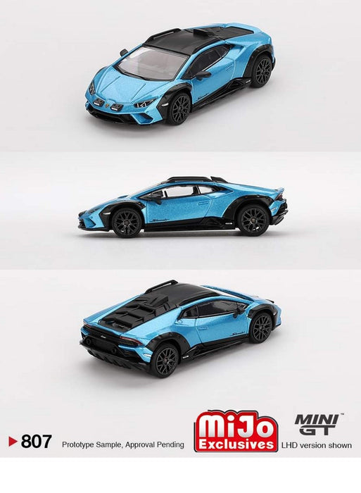 Lamborghini Huracán Sterrato Blu Aegir - Mini GT - 1:64 - MGT00807 Passion Diecast