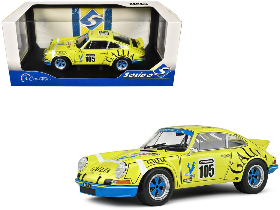PORSCHE 911 RSR - TOUR DE FRANCE AUTOMOBILE - 1973 - LAFOSSE / ANGOULET - Solido - 1/18 - S1801118 - Passion Diecast 