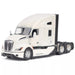 Kenworth T680 76in High-Roof Sleeper Cab Tandem Tractor- Metallic White - Cab Only  -  Diecast Master  1/50 -  71119