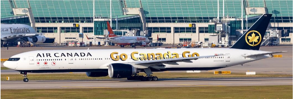 Air Canada Boeing 777-300ER "Go Canada Go" (Flaps Down) / C-FITW/  JC Wings  1:400 / XX40258A