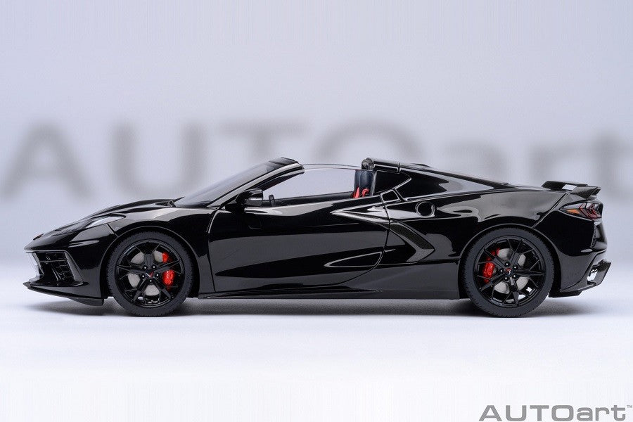 Chevrolet Corvette C8 Stingray Z51Black - Autoart 1/18 - 71280 - Passion Diecast 