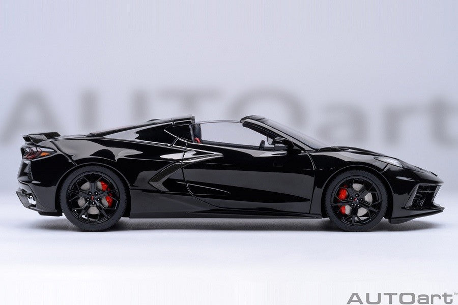 Chevrolet Corvette C8 Stingray Z51Black - Autoart 1/18 - 71280 - Passion Diecast 