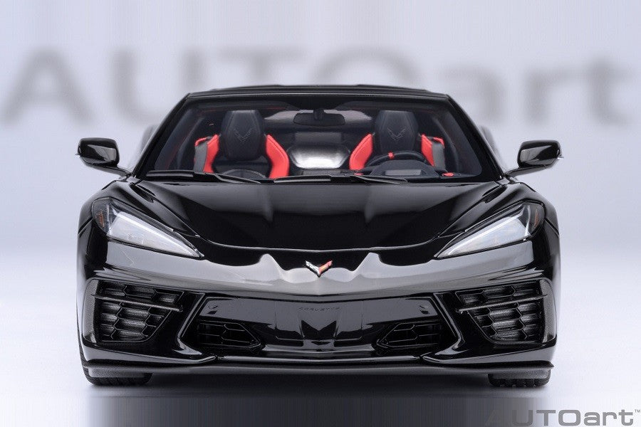 Chevrolet Corvette C8 Stingray Z51Black - Autoart 1/18 - 71280 - Passion Diecast 