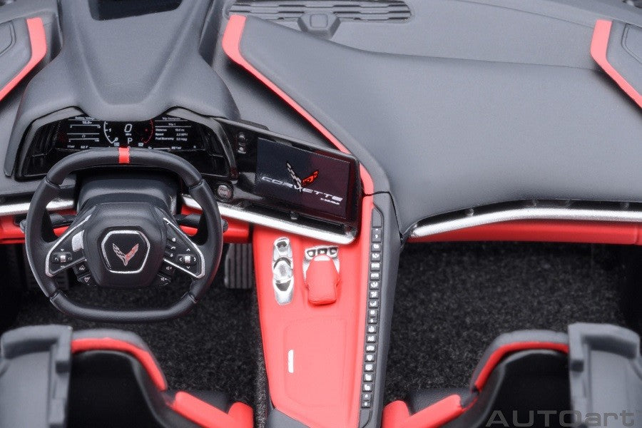 Chevrolet Corvette C8 Stingray Z51Black - Autoart 1/18 - 71280 - Passion Diecast 