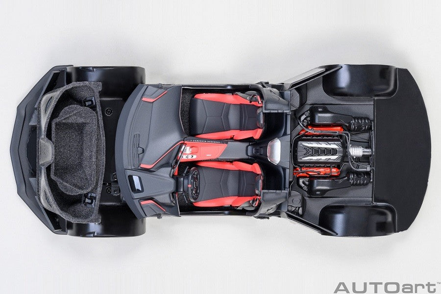 Chevrolet Corvette C8 Stingray Z51Black - Autoart 1/18 - 71280 - Passion Diecast 