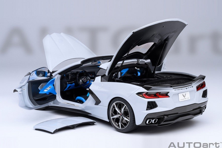 Chevrolet Corvette C8 Stingray Z51 Ceramic Matrix Grey Metallic - Autoart 1/18 - 71284 - Passion Diecast 