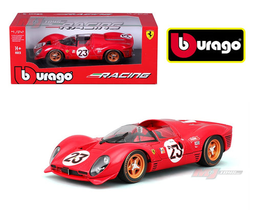 Ferrari 330 P4 No.23 Winner 1967 24h Daytona - Ferrari Racing - Bburago 1/24 - 18-26310 - Passion Diecast 