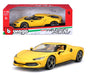 Ferrari 296 GTB Yellow - Ferrari Race & Play - Bburago 1/18 - 18-16018 YL Passion Diecast 