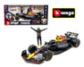 Race F1 Oracle Red Bull RB19 2023 No.1 Max Verstappen with Max Figure - Bburago 1/24 - 28036 MV - Passion Diecast 