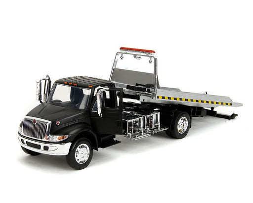 International DuraStar 4400 Flat Bed - Matte Black - Jada - 1/24 - 35851 - Passion Diecast 