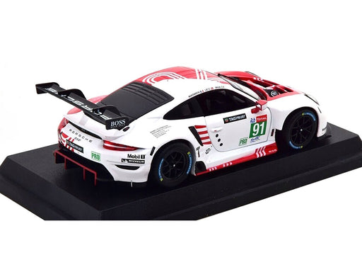Porsche 911 RSR LM 2020 Red and White Two-tone Race Series - Bburago 1/24 - 18-28016 - Passion Diecast 