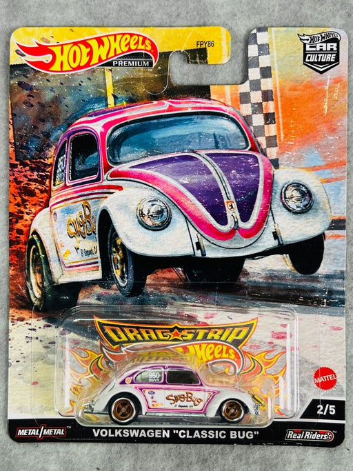 ( web Only ) Car CULTURE Volkswagen Classic Bug  Dragstrip - Hot Wheels 1:64 - HCK23