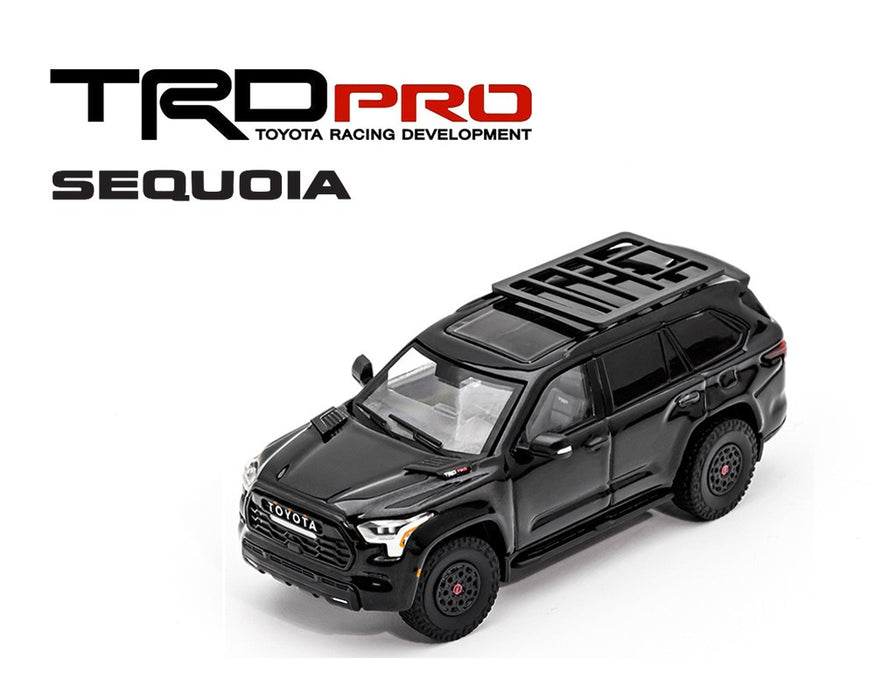 2023 Toyota Sequoia TRD Pro - Black - GCD - 1:64 - KS-068-437 Passion Diecast