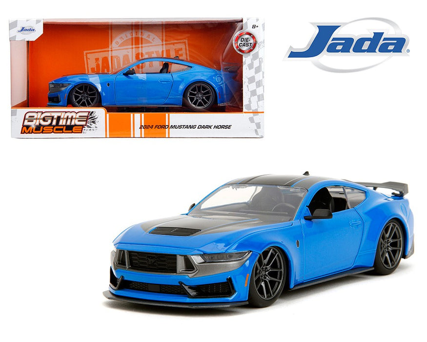 2024 Ford Mustang Dark Horse - Blue - Bigtime Muscle - Jada - 1/24 - 35276