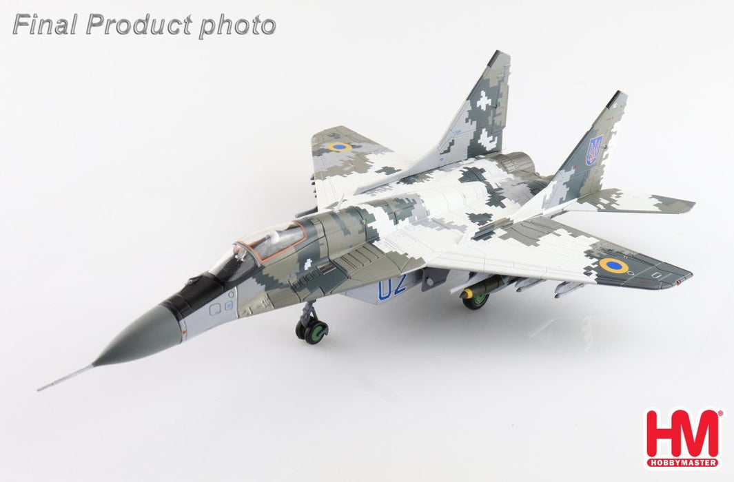 Mikoyan MiG-29MU1 Fulcrum-C / Ukrainian Air Force, 2022, +  JDAM & HARM Missiles / Hobby Master 1:72 HA6523
