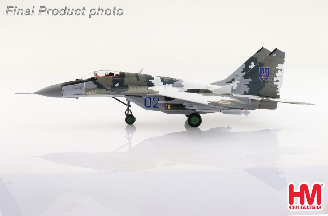 Mikoyan MiG-29MU1 Fulcrum-C / Ukrainian Air Force, 2022, +  JDAM & HARM Missiles / Hobby Master 1:72 HA6523