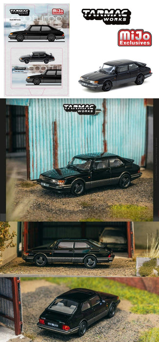 Saab 900 Turbo - Black - Tarmac Works - 1/64 - T64G-056-BK