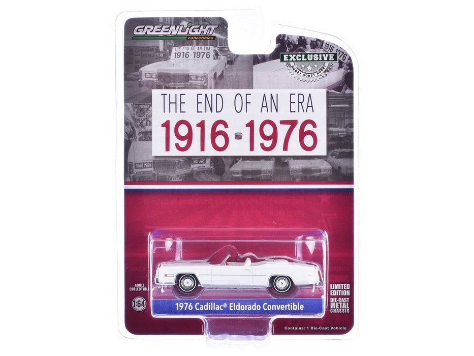 1976 Cadillac Eldorado Convertible - The End of an Era 1916-1976 - Hobby Exclusive - 1/64 Greenlight - 30473