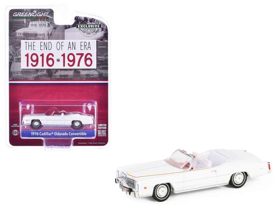 1976 Cadillac Eldorado Convertible - The End of an Era 1916-1976 - Hobby Exclusive - 1/64 Greenlight - 30473