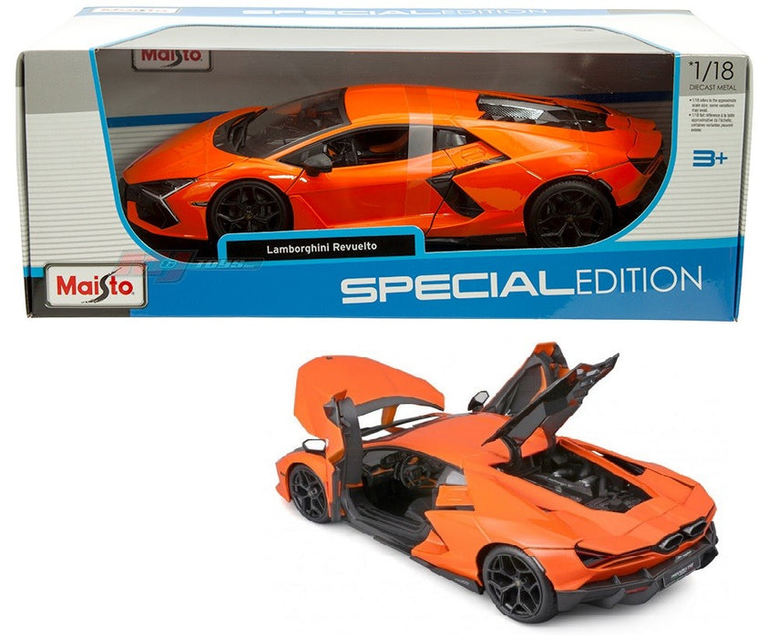 Lamborghini Revuelto - Orange - 1/18 - MAISTO - 31463 O -  Passion Diecast 