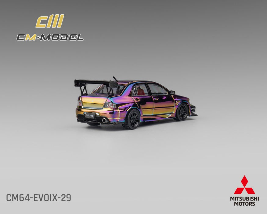 Mitsubishi Lancer Evolution IX Widebody - Chrome Purple - Limited Edition - CM Model - 1:64 - CM64-EVOIX-29 Passion Diecast