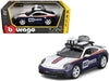 Porsche 911 Dakar No.953 - Blue - Bburago 1/24 - 18-28029 - Passion Diecast 